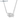 Emerald and Round Necklace 0.597ct
